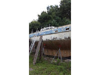 1979 Cocoa Florida 46 Pan Oceanic Canoe Stern