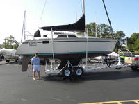 Hunter Marine USA 30T Tall Mast Sloop Click to launch Larger Image