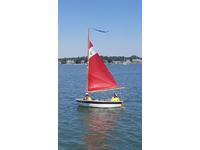 1969 Wickford Rhode Island 9 Dyer 9' sailing Dhow