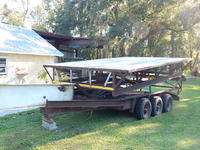 Hydraulic Trailer 20000lb Catamaran Launch Recover Yard Trailer Click to launch Larger Image