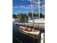 Walter Simmons Design Vintage Classic Sprit Sail Sloop Click to launch Larger Image