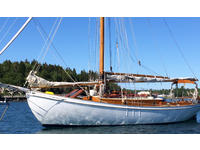 1991 Belfast Maine 30 Atkin Gaff Rigged Cutter Swan