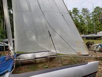 Boston Whaler Catamaran Sailboat Supercat 20 Tall Rig Click to launch Larger Image