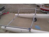 Boston Whaler Catamaran Sailboat Supercat 20 Tall Rig Click to launch Larger Image