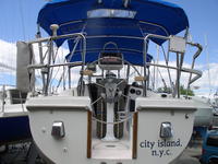 Catalina 30 Walk-Thru Transom Click to launch Larger Image
