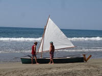  Custom Sailing Canoe Click to launch Larger Image