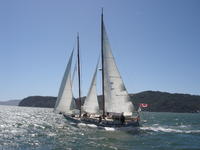 Kenneth Powell Lee Coolidge Stays'l Schooner Click to launch Larger Image