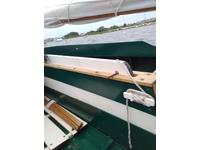 Perrine Boatworks Barnegat Bay Sailing Sneakbox Click to launch Larger Image