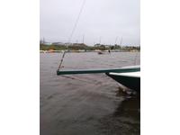 Perrine Boatworks Barnegat Bay Sailing Sneakbox Click to launch Larger Image