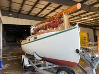 Custom Handmade Wittholz Cat Boat Click to launch Larger Image
