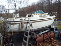 1977 West Milford New Jersey 25 SailboatTrailer Oday