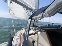 Catalina 30 MKII Tall Mast Bow Sprit Click to launch Larger Image