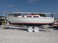 1985 Vinita Oklahoma 25 Catalina 25 Swing Keel Pop Top Balanced Rudder