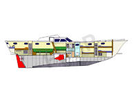 Henry Morgan Privateer Pilothouse Cutter Ketch Click to launch Larger Image