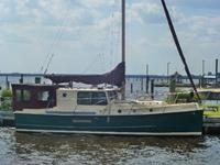 Nimble Boat Works Wanderer motorsailer Click to launch Larger Image